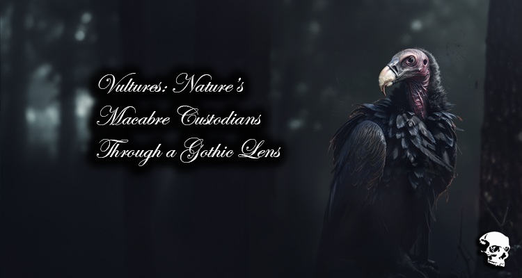 Vultures: Nature’s Macabre Custodians Through a Gothic Lens