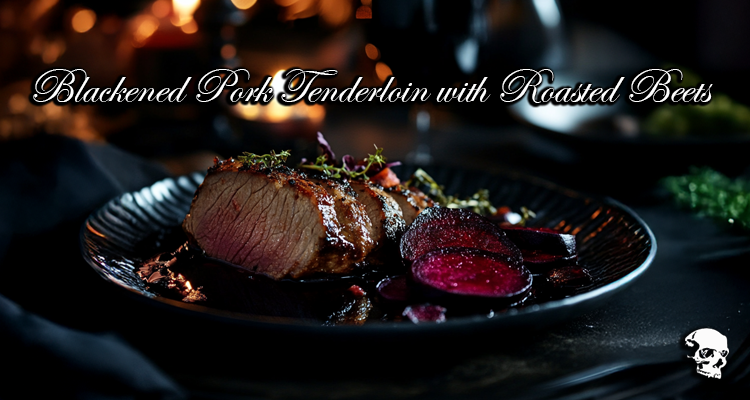 Blackened Pork Tenderloin with Roasted Beets