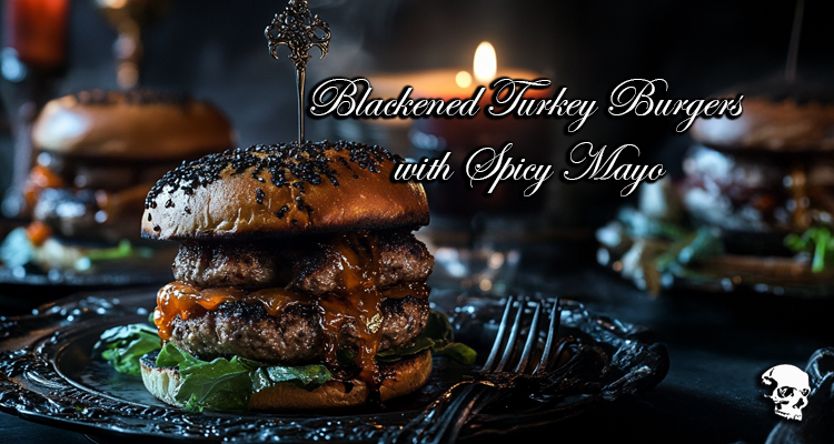 Blackened Turkey Burgers with Spicy Mayo