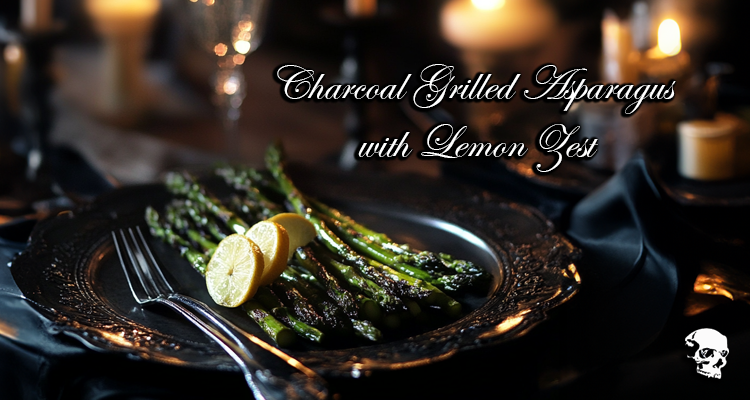 Charcoal Grilled Asparagus with Lemon Zest