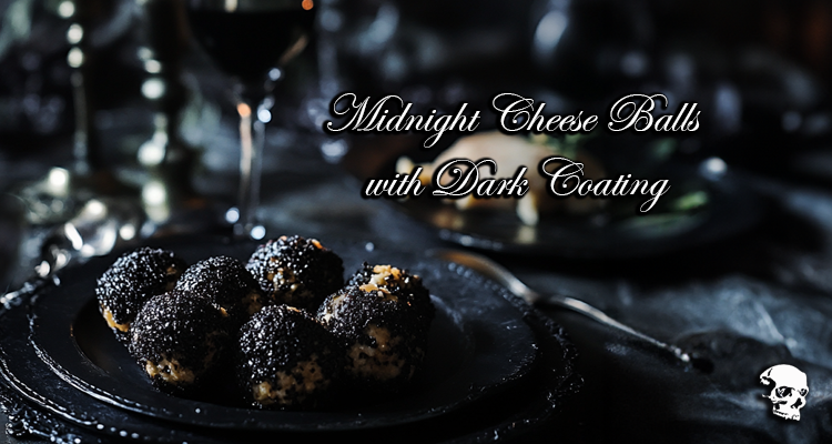 Midnight Cheese Balls with Dark Coating