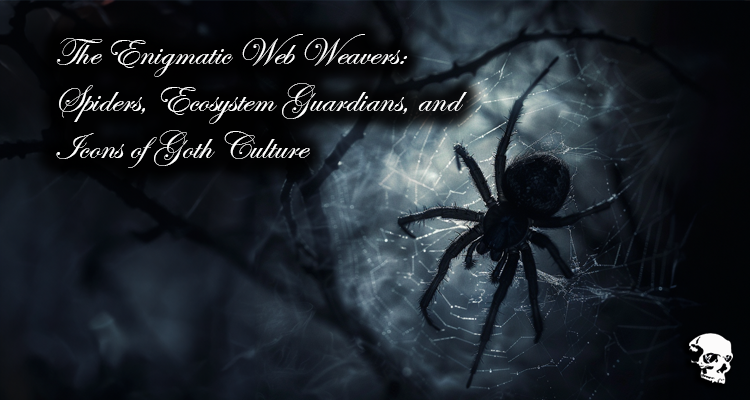 The Enigmatic Web Weavers: Spiders, Ecosystem Guardians, and Icons of Goth Culture