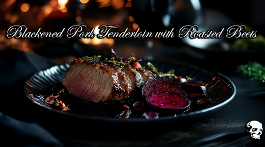 Blackened Pork Tenderloin with Roasted Beets